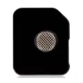 Flash Light / Power Flex Bracket With Microphone Mesh Compatible For iPhone 11 Pro (Silver) (10 Pack)