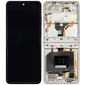 OLED Assembly With Frame Compatible For Motorola Razr 2025 / Razr 60 (XT2553 / 2025) (Refurbished) (Lightest Sky)