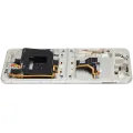 OLED Assembly With Frame Compatible For Motorola Razr 2025 / Razr 60 (XT2553 / 2025) (Refurbished) (Lightest Sky)